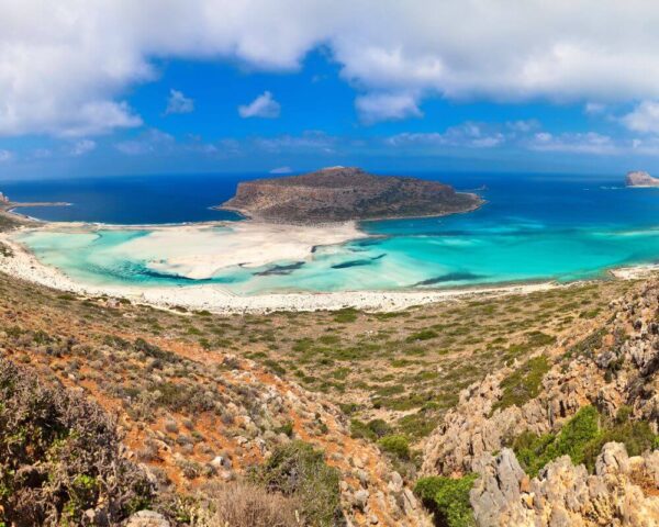 balos chania crete panoramic